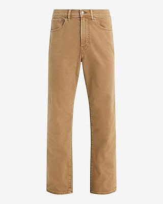 Loose Tan Stretch Jeans