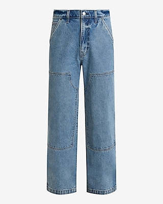 Baggy Light Wash Workwear Jeans