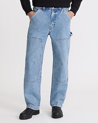 Baggy Light Wash Workwear Jeans