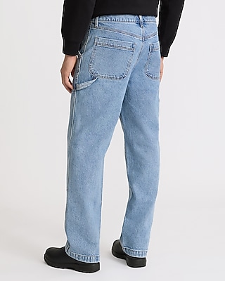 Baggy Light Wash Workwear Jeans