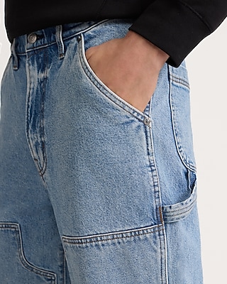 Baggy Light Wash Workwear Jeans