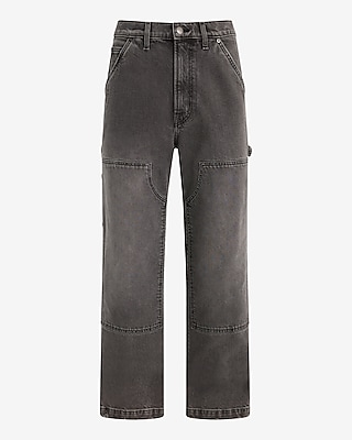 Baggy Black Wash Workwear Jeans