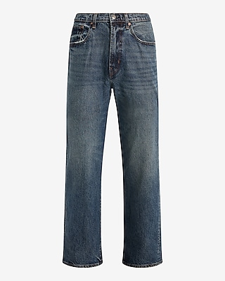 Baggy Medium Wash Stretch Jeans