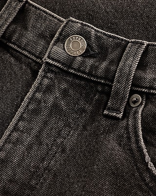 Loose Pant Splatter Black Wash Stretch Jeans