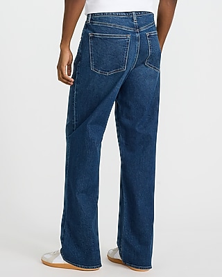 Baggy Medium Wash Stretch Jeans