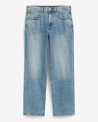 Baggy Light Wash Stretch Jeans