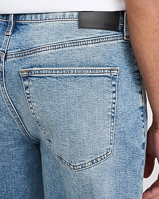 Baggy Light Wash Stretch Jeans