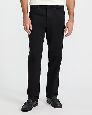 Loose Black Wash Hyper Stretch Jeans