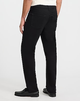 Loose Black Wash Hyper Stretch Jeans