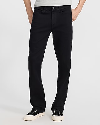 Express Men's Baggy Stretch Dress Pants in Black W36 L32