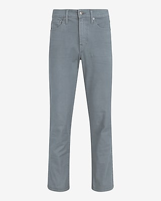 Slim Straight Gray Hyper Stretch Jeans