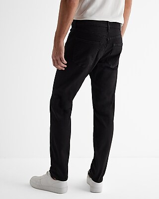 Athletic Slim Black Rinse Hyper Stretch Jeans