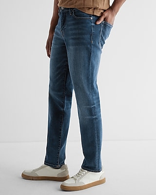 Athletic Slim Dark Wash Stretch Jeans