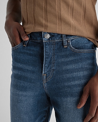 Athletic Slim Dark Wash Stretch Jeans