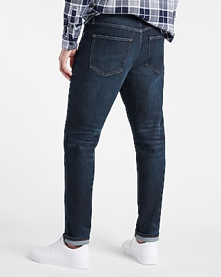 Athletic Skinny Dark Wash 4-Way Hyper Stretch Jeans