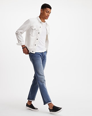 Straight Dark Wash Hyper Stretch Jeans