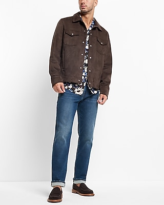 Straight Dark Wash Hyper Stretch Jeans