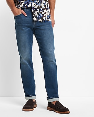 Straight Dark Wash Hyper Stretch Jeans
