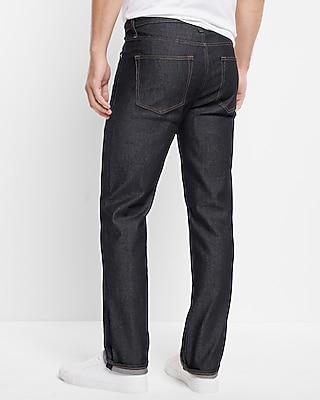 Straight Raw Rinse Stretch Jeans