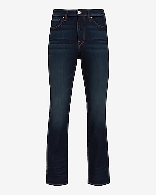 Straight Dark Wash Stretch Jeans