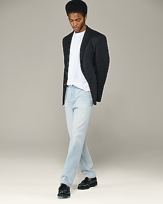 Slim Straight Light Blue Hyper Stretch Jeans