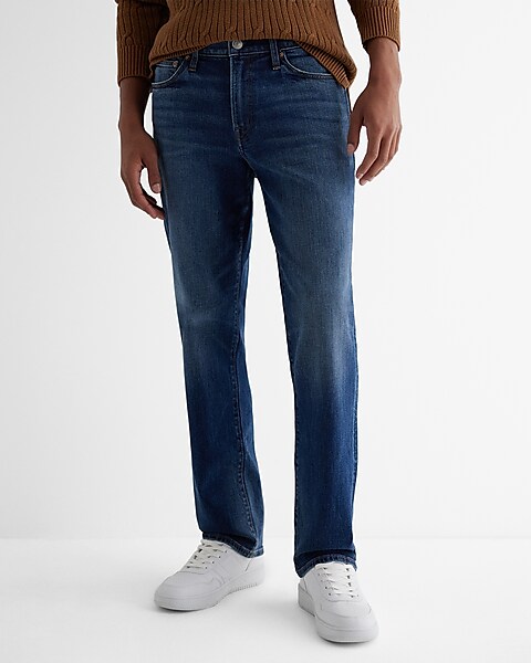 Men's Just Like Knit Medium Wash Slim Straight Jeans