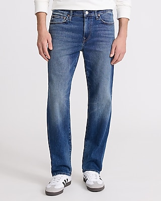 Straight Medium Wash Stretch Jeans