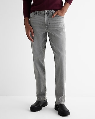 Men's Grey stretch denim jeans