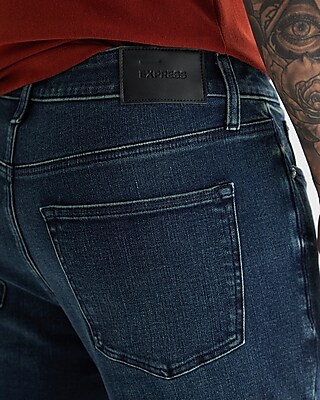 Athletic Slim Dark Wash Stretch Jeans