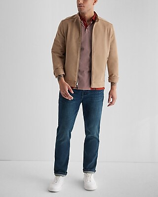 Athletic Slim Dark Wash Stretch Jeans