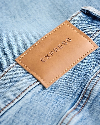 Straight Light Wash Stretch Jeans