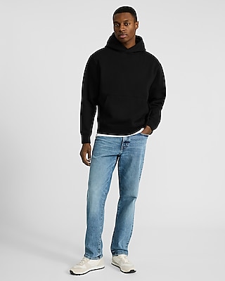 Straight Light Wash Stretch Jeans