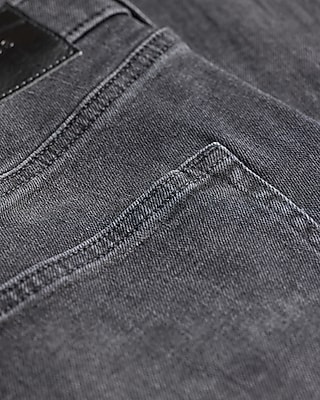 Straight Black Wash Stretch Jeans