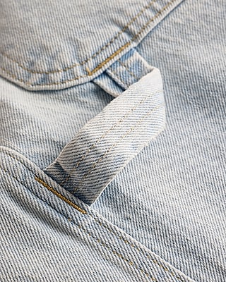 Straight Light Wash Carpenter Stretch Jeans