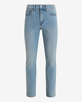 Slim Light Wash Hyper Stretch Jeans