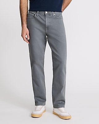 Slim Straight Khaki Hyper Stretch Jeans
