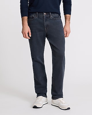 Straight Dark Wash Stretch Jeans