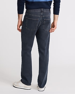 Straight Dark Wash Stretch Jeans