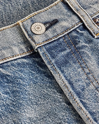 Straight Medium Wash Stretch Jeans