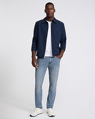 Straight Medium Wash Stretch Jeans