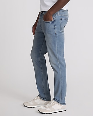 Straight Medium Wash Stretch Jeans