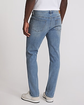 Straight Medium Wash Stretch Jeans