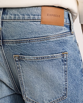 Straight Medium Wash Stretch Jeans
