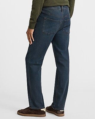 Straight Dark Wash Stretch Jeans