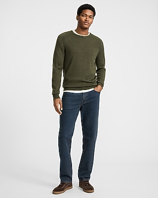 Straight Dark Wash Stretch Jeans