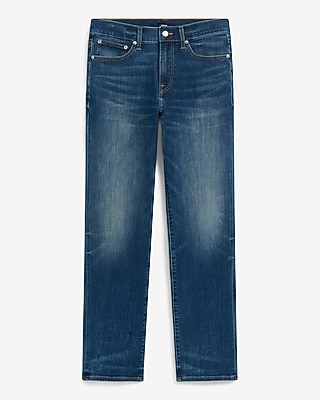 Straight Medium Wash Stretch Jeans