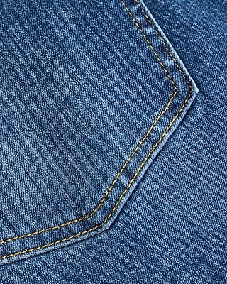 Straight Medium Wash Stretch Jeans