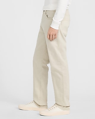 Straight Ivory Wash Hyper Stretch Jeans