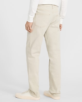 Straight Ivory Wash Hyper Stretch Jeans