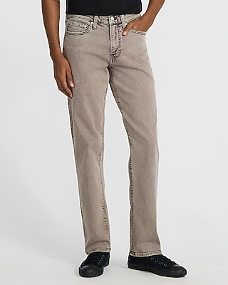 Straight Faded Wash Hyper Stretch Jeans